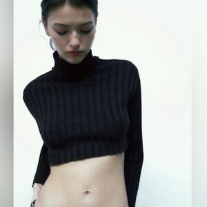 ZARA Ribbed Crop Top
